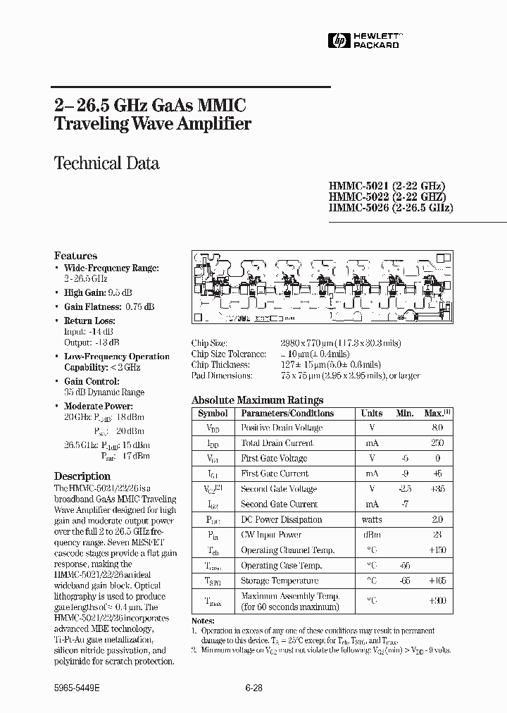 HMMC-5021_462658.PDF Datasheet