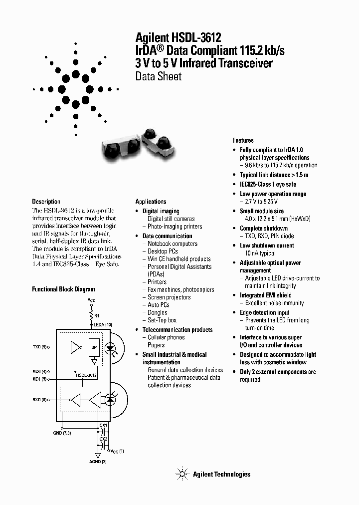 HSDL-3612_440630.PDF Datasheet