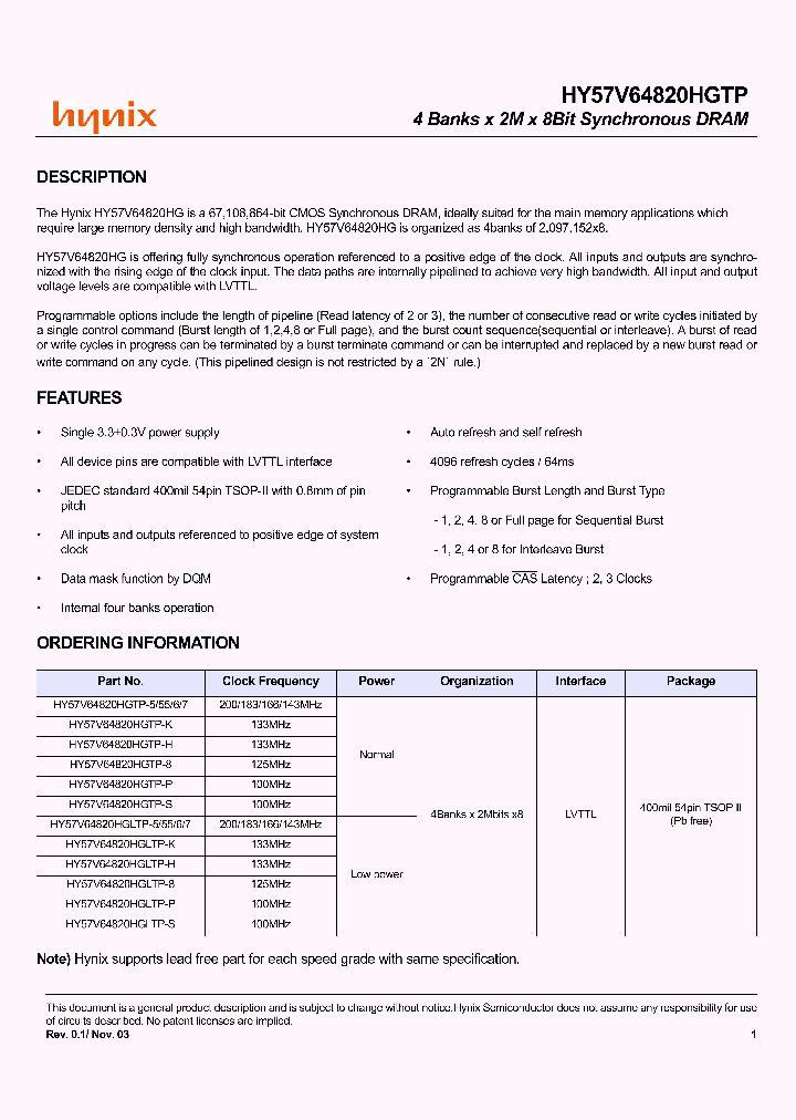 HY57V64820HGLTP-5_448507.PDF Datasheet