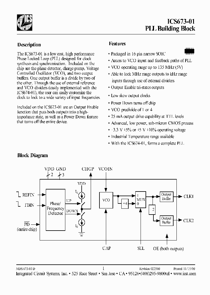 ICS673M-01_444995.PDF Datasheet