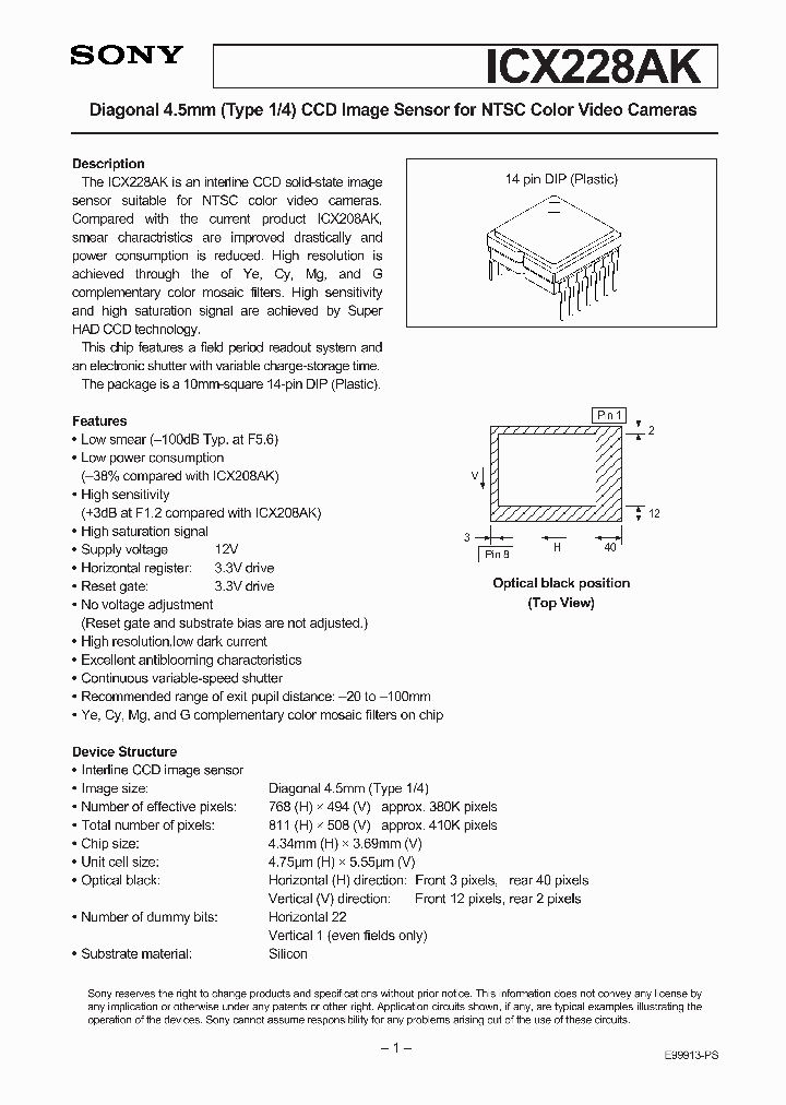 ICX228AK_441963.PDF Datasheet