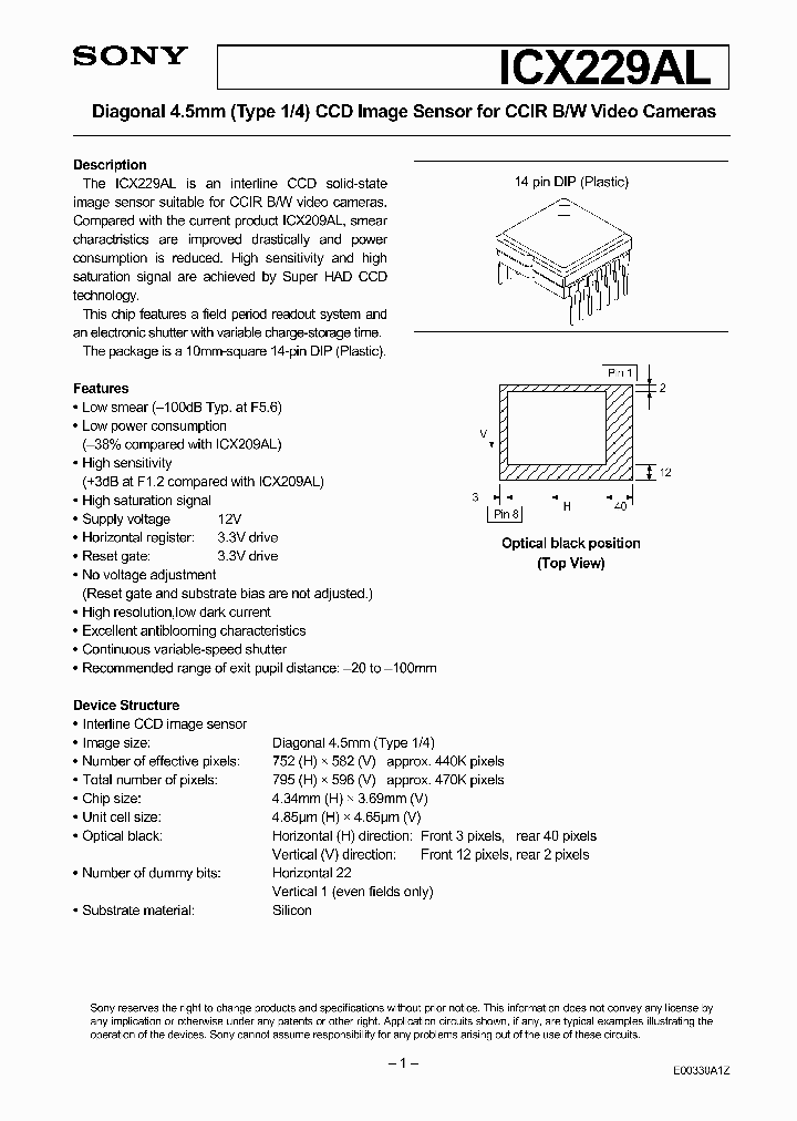ICX229AL_441967.PDF Datasheet