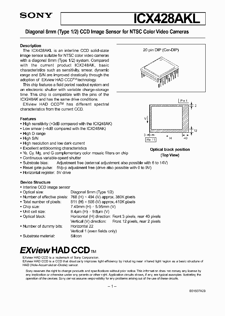 ICX428AKL_462401.PDF Datasheet