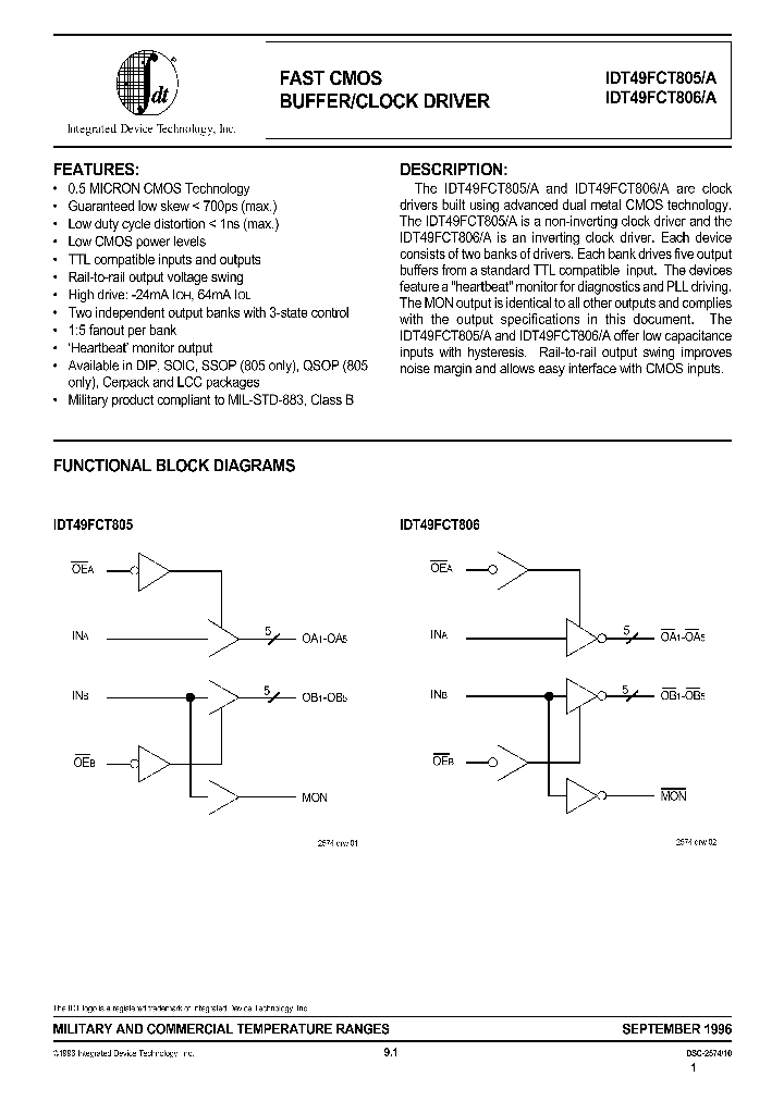 IDT49FCT805_26046.PDF Datasheet