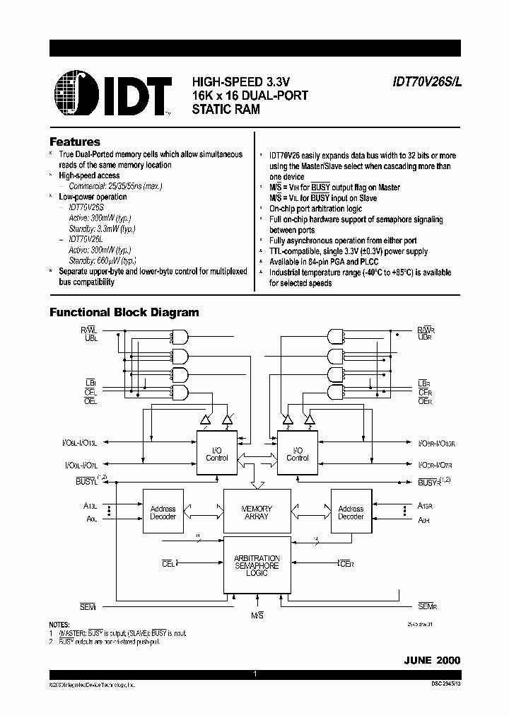 IDT70V26S55J_452850.PDF Datasheet