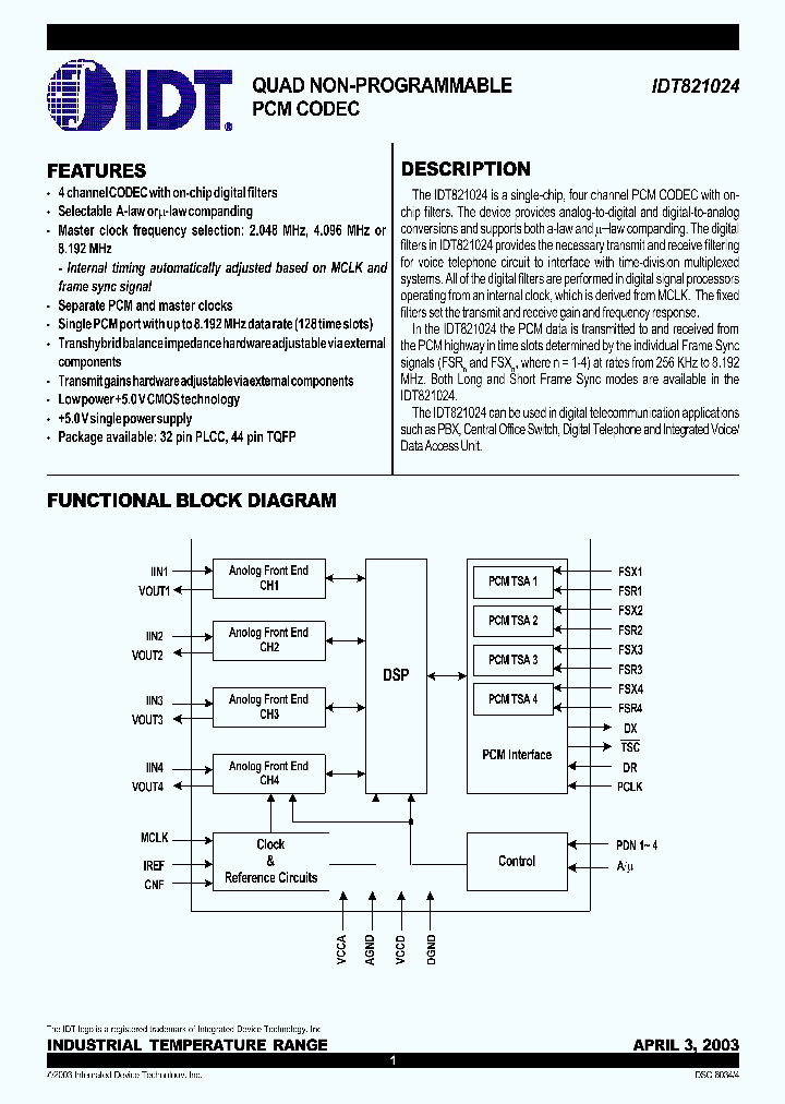 IDT821024J_405303.PDF Datasheet