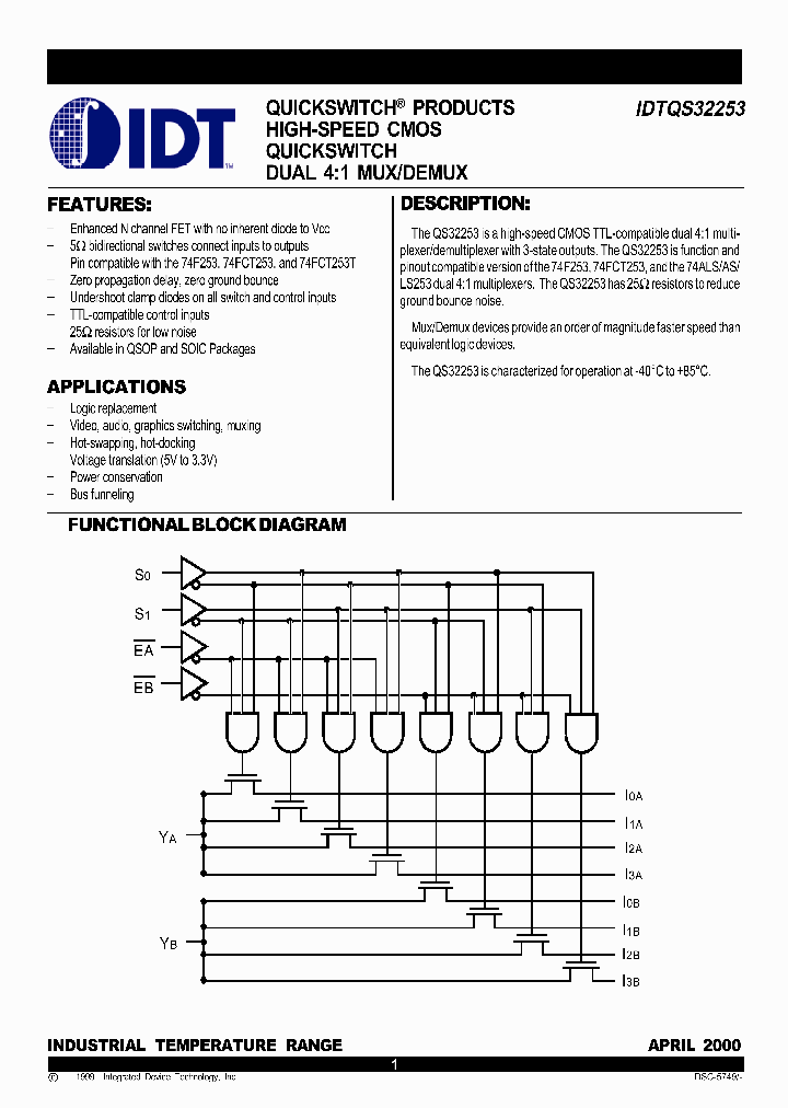 IDTQS32253_473548.PDF Datasheet