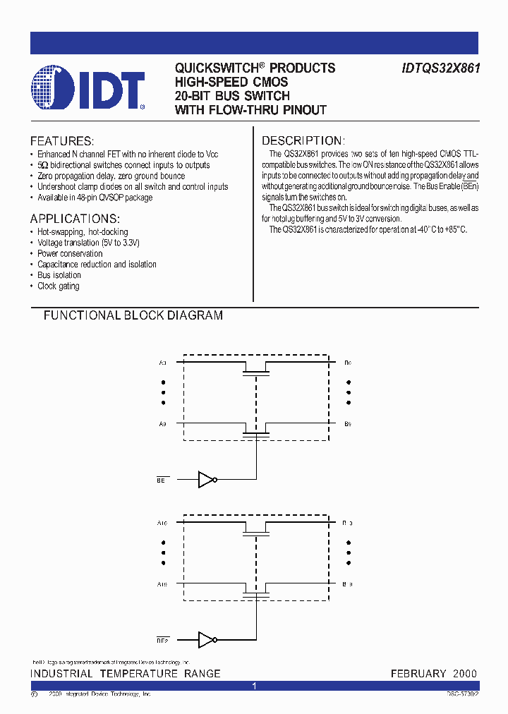 IDTQS32X861Q1G_448794.PDF Datasheet
