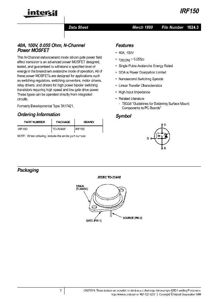 IRF150_470456.PDF Datasheet