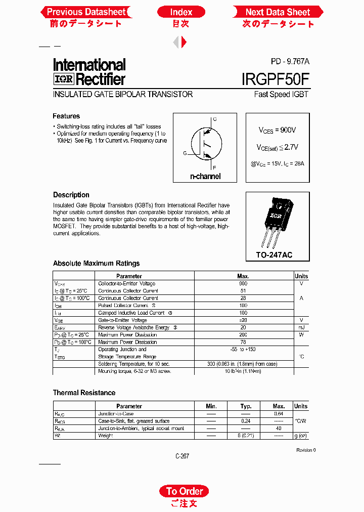 IRGPF50F_484244.PDF Datasheet