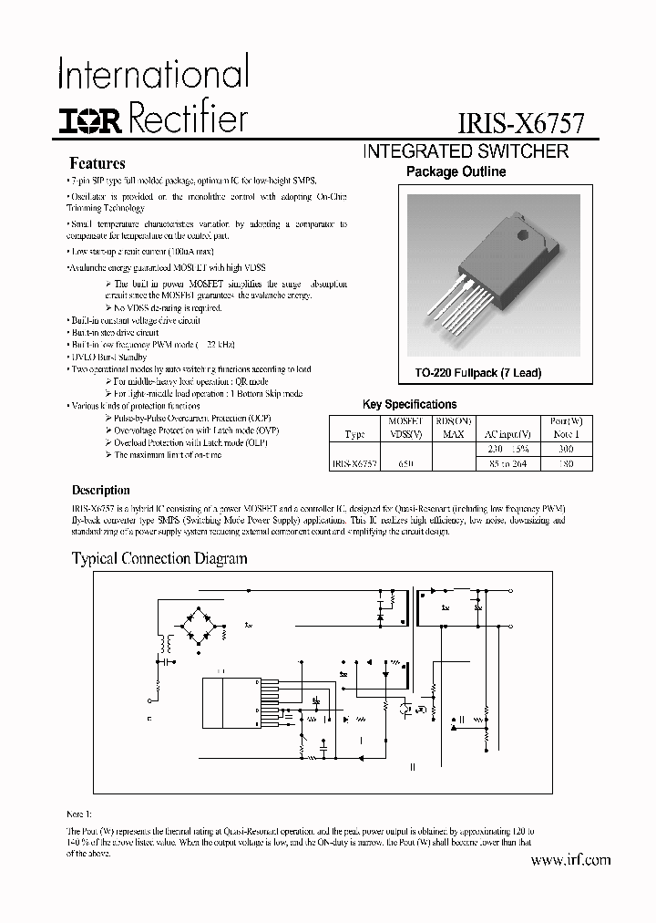 IRIS-X6757_455140.PDF Datasheet
