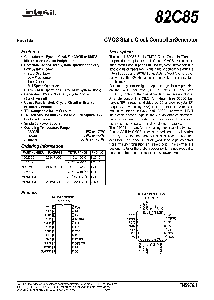 IS82C85_394509.PDF Datasheet