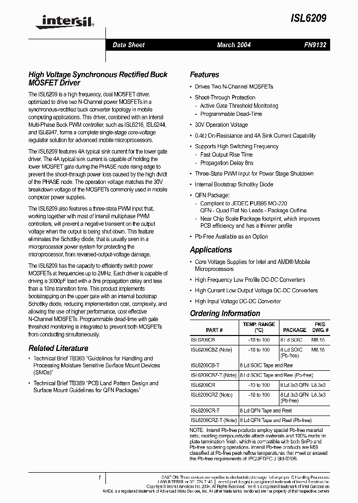 ISL6209CRZ-T_479131.PDF Datasheet