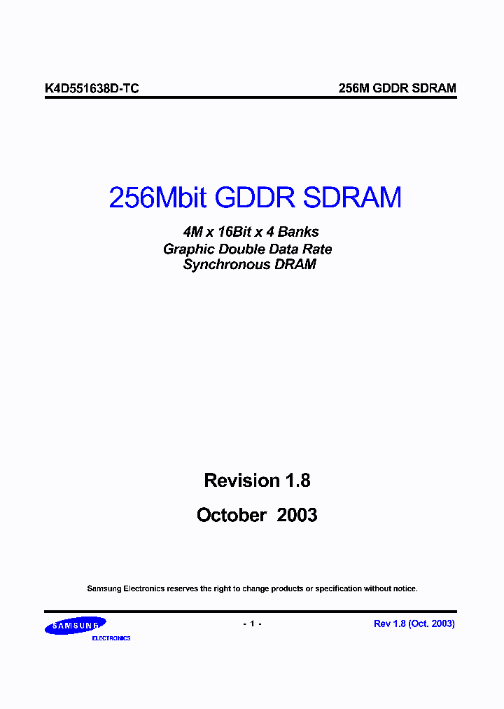 K4D551638D_474684.PDF Datasheet