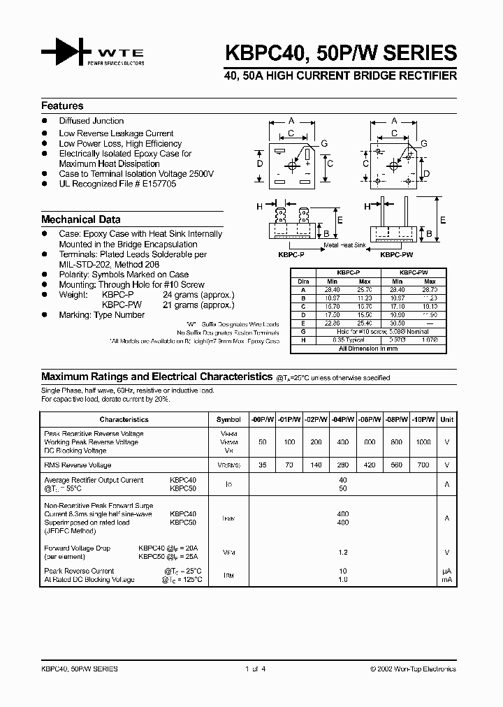 KBPC5000PW_480923.PDF Datasheet