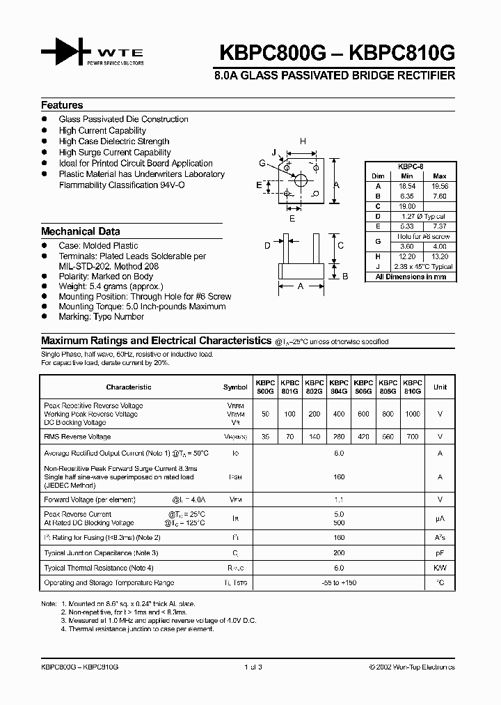 KBPC800G_212974.PDF Datasheet