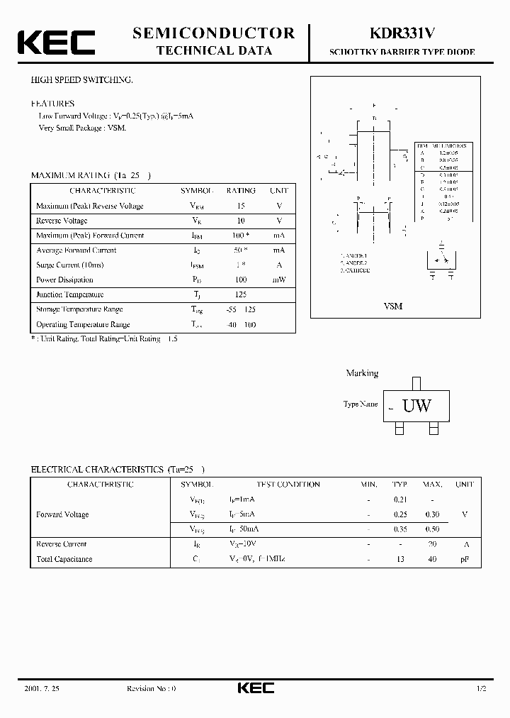 KDR331V_465841.PDF Datasheet