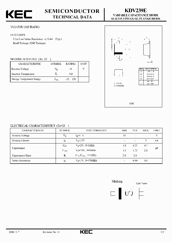 KDV239E_458444.PDF Datasheet