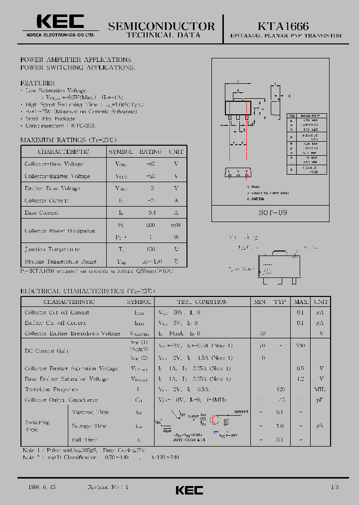 KTA1666_452822.PDF Datasheet