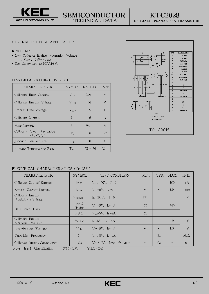 KTC2028_486327.PDF Datasheet