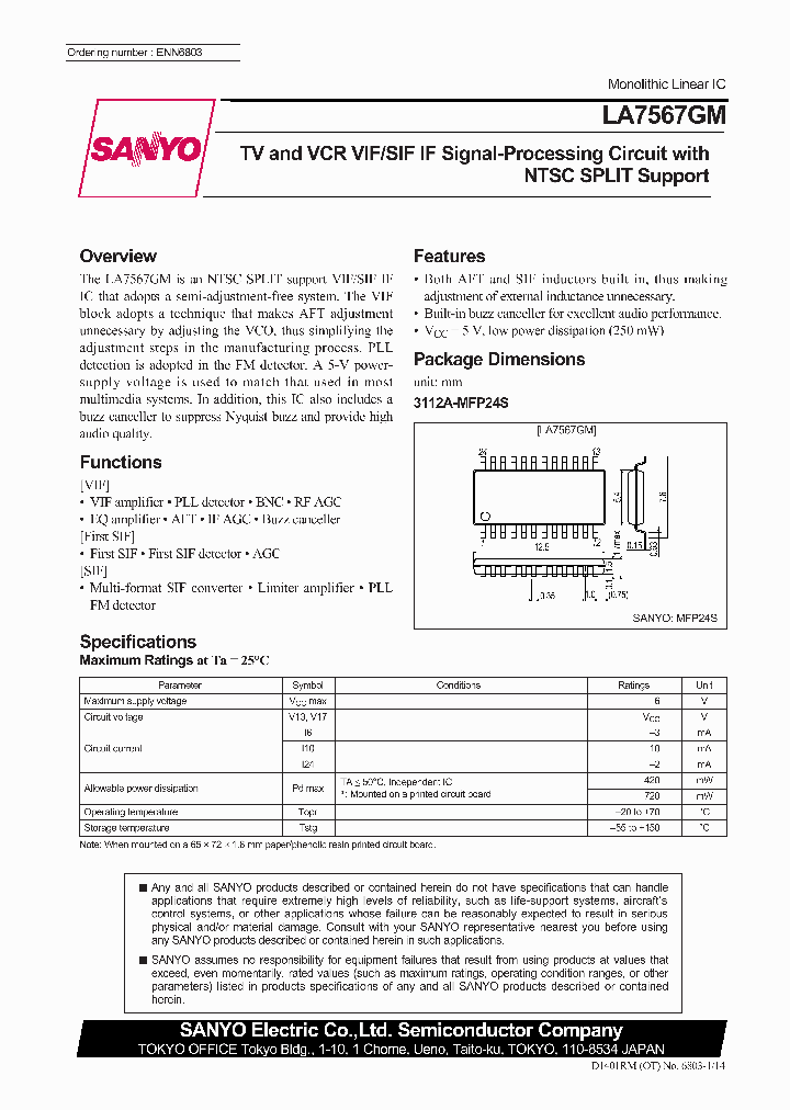 LA7567GM_480544.PDF Datasheet