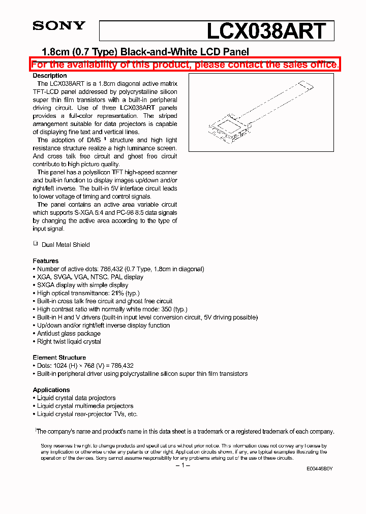 LCX038ART_437790.PDF Datasheet