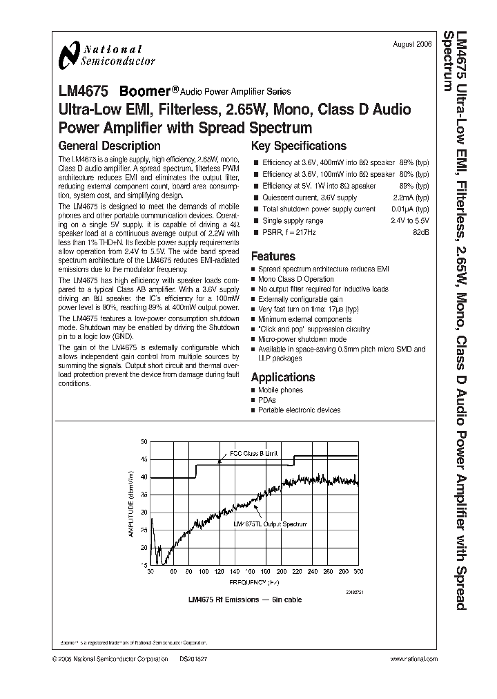 LM4675_467022.PDF Datasheet