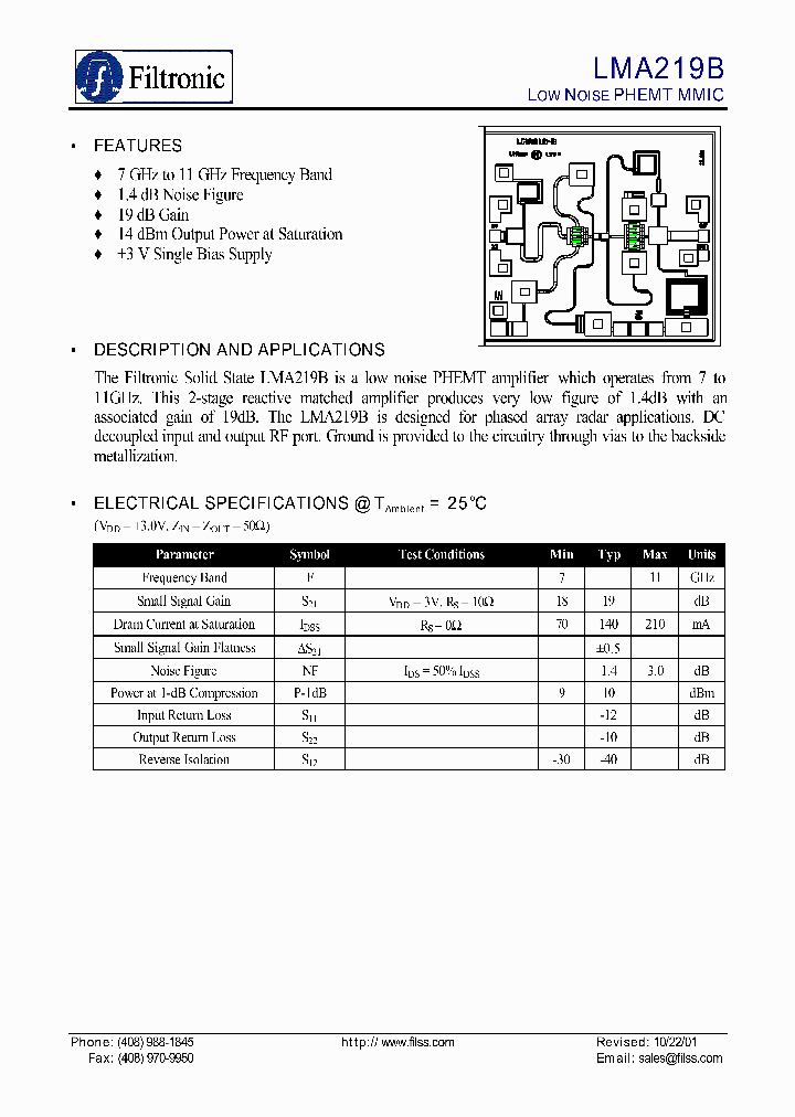 LMA219B_441485.PDF Datasheet