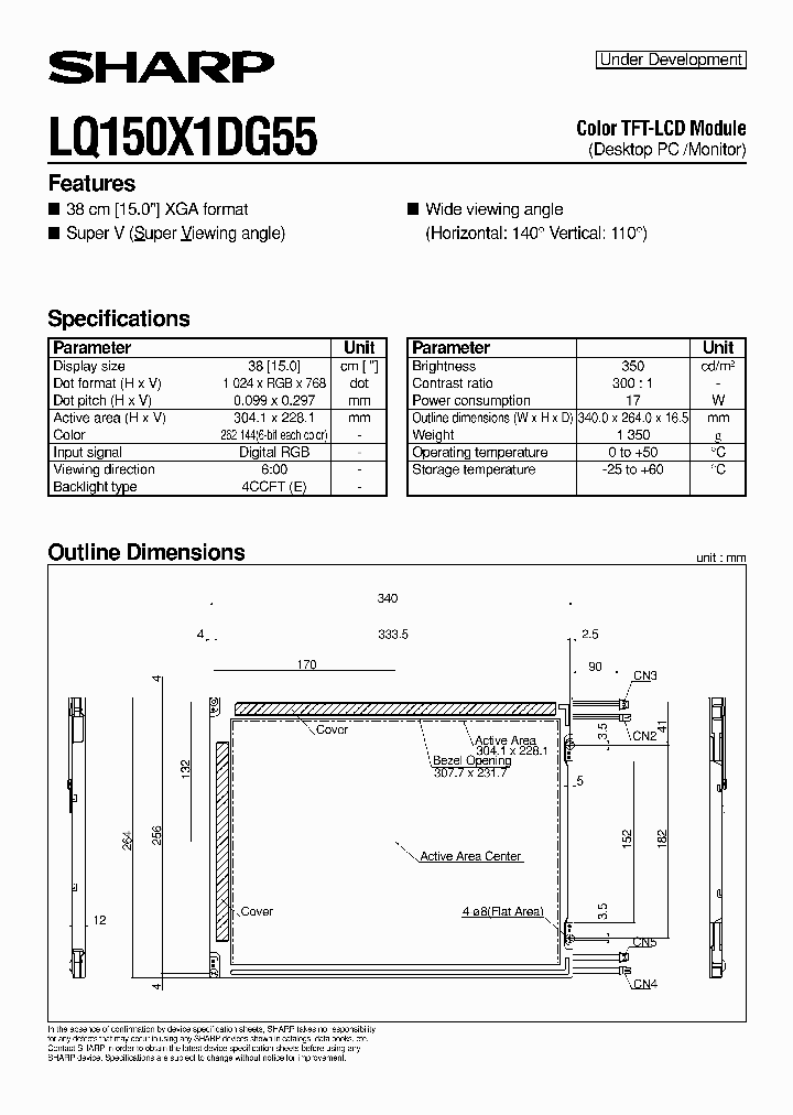LQ150X1DG55_469772.PDF Datasheet