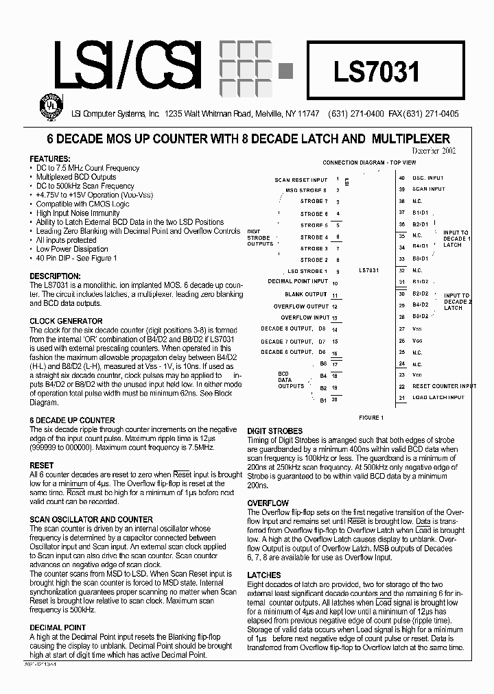 LS7031_438141.PDF Datasheet