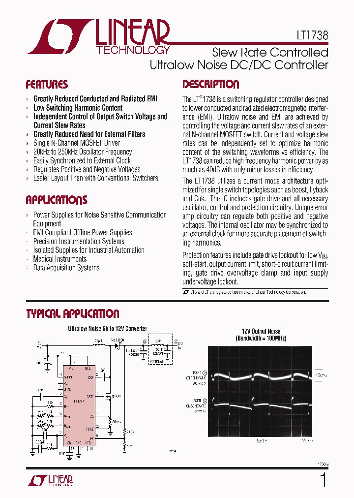 LT1738_477165.PDF Datasheet