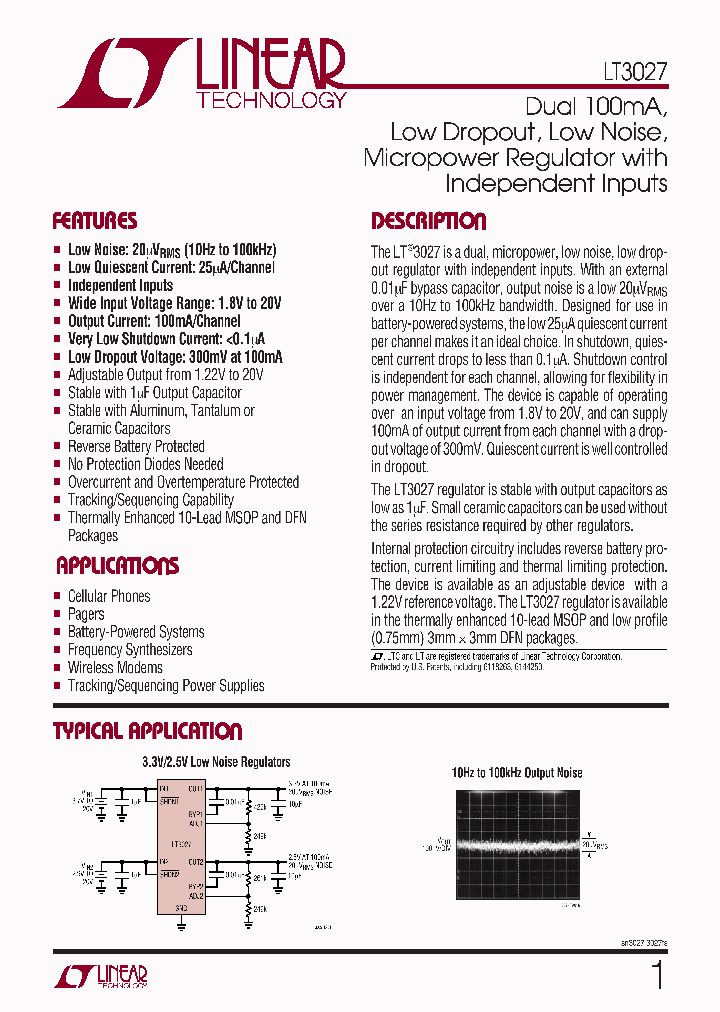 LT3027_463068.PDF Datasheet