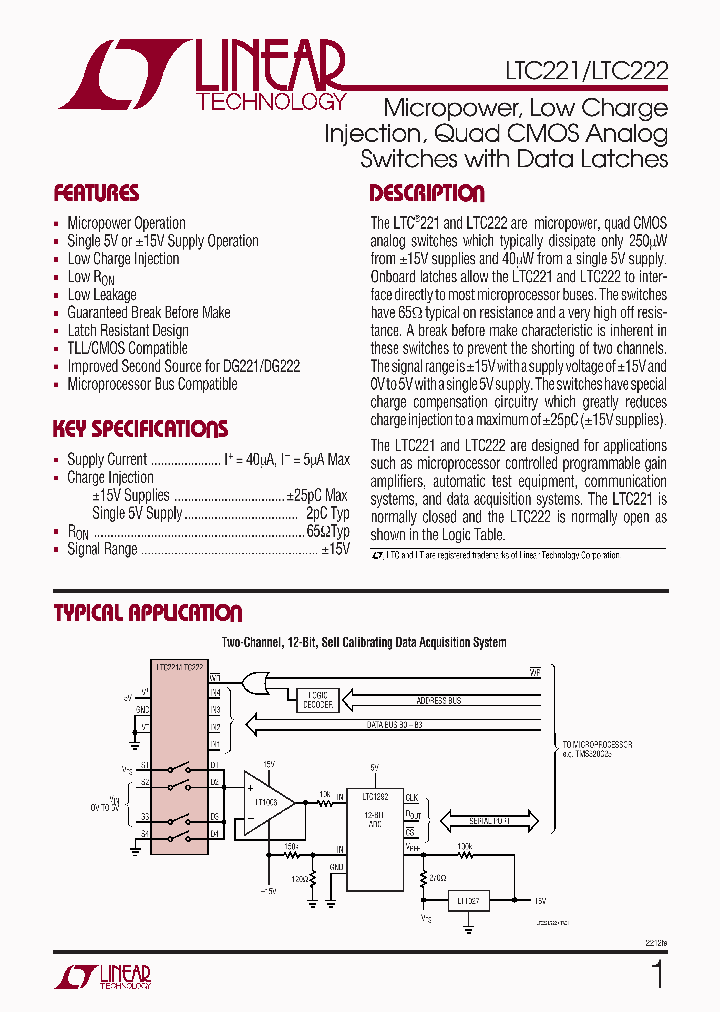 LTC221_465447.PDF Datasheet