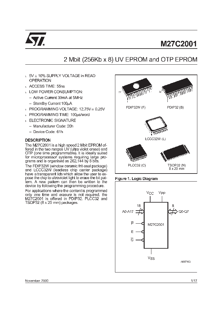 M27C2001-15F1TR_483850.PDF Datasheet