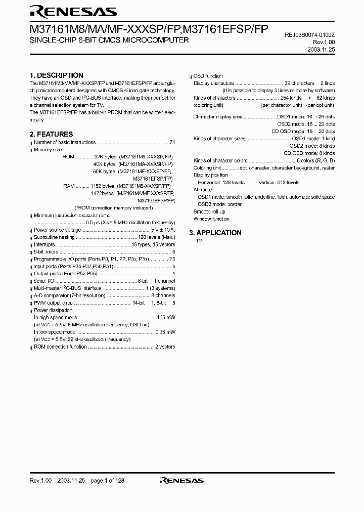 M37161EFFP_460637.PDF Datasheet