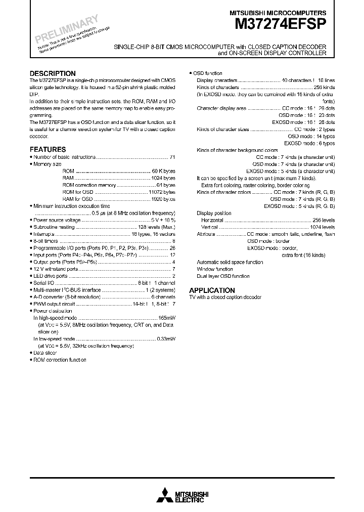 M37274EFSP_485323.PDF Datasheet