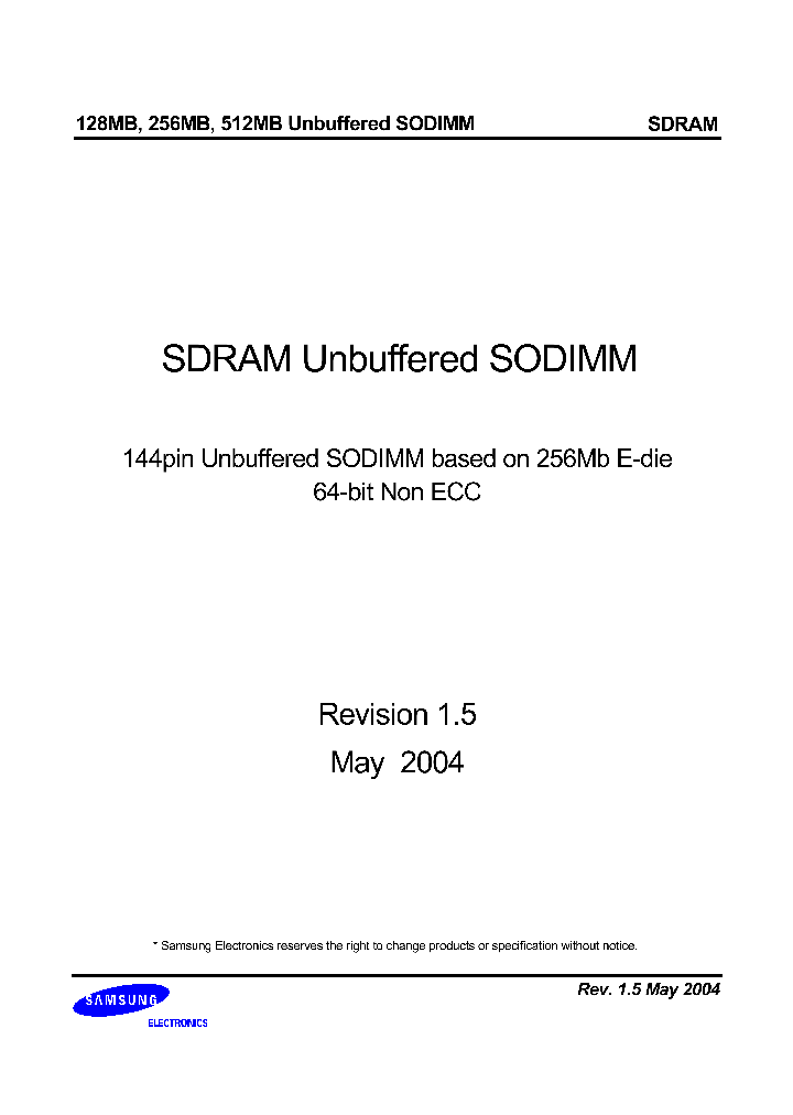 M464S3254ETS-C7A_439412.PDF Datasheet