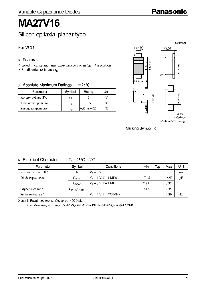 MA27V16_461331.PDF Datasheet