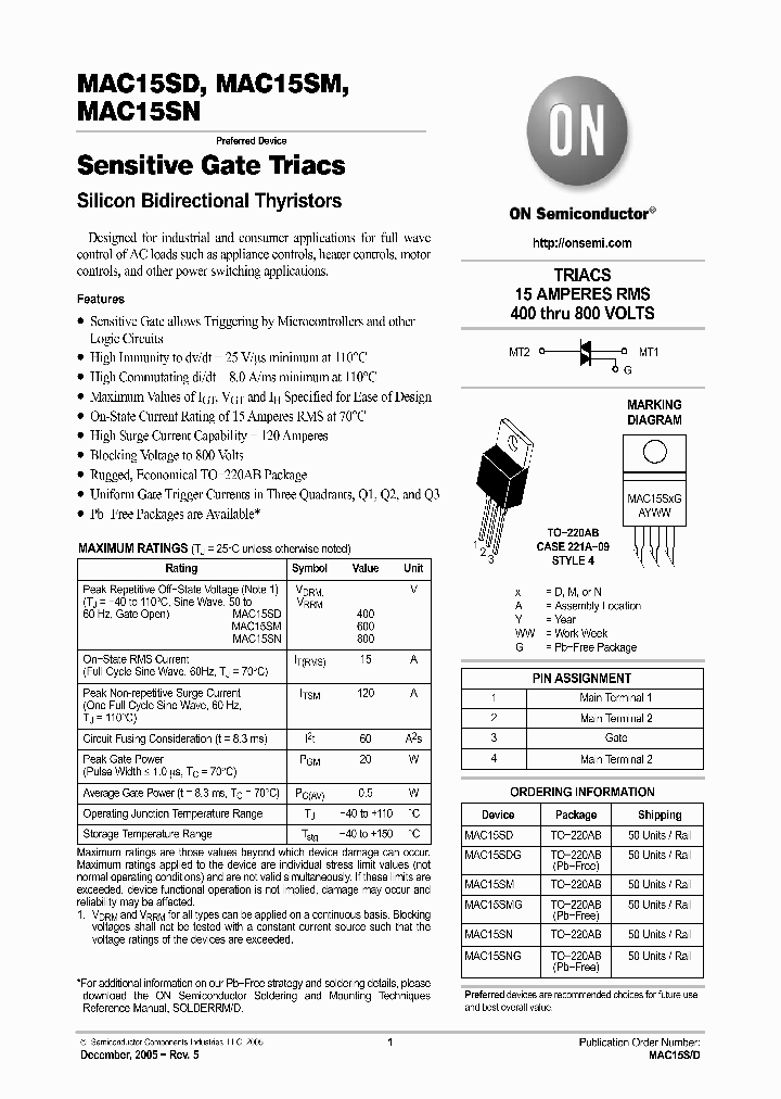MAC15SD_486403.PDF Datasheet
