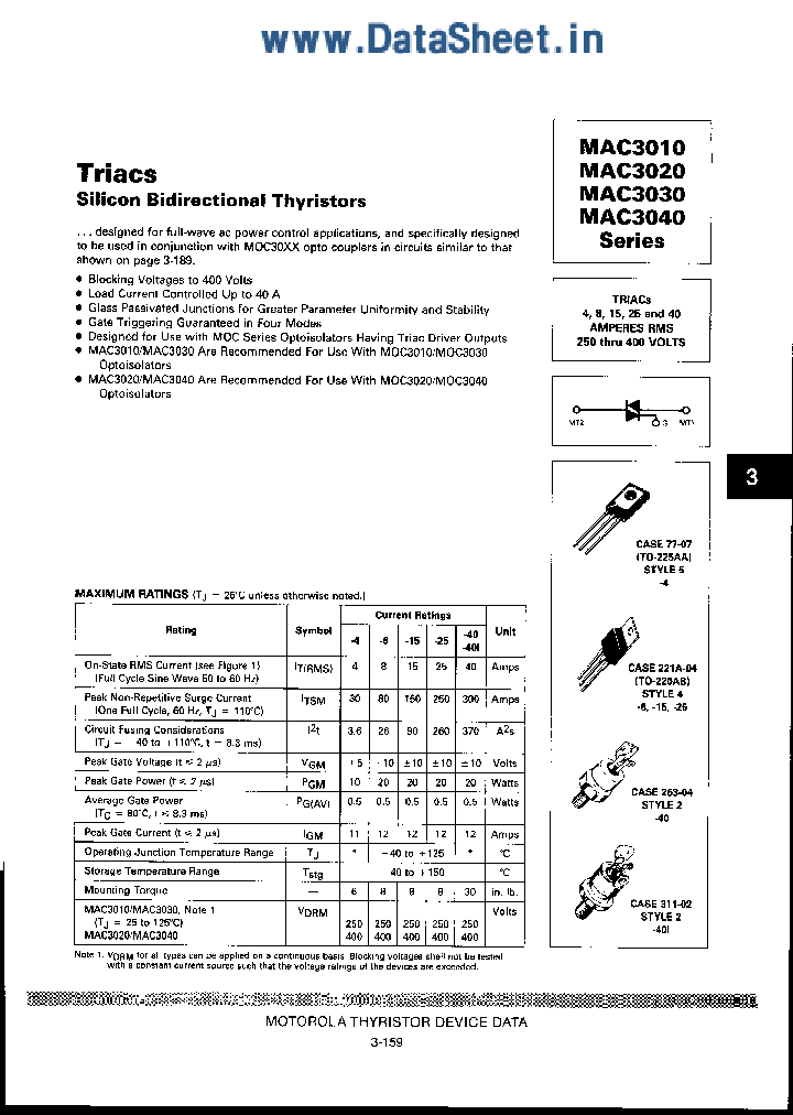 MAC3030_441914.PDF Datasheet