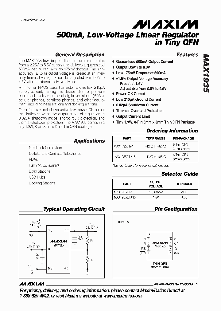 MAX1935_486483.PDF Datasheet