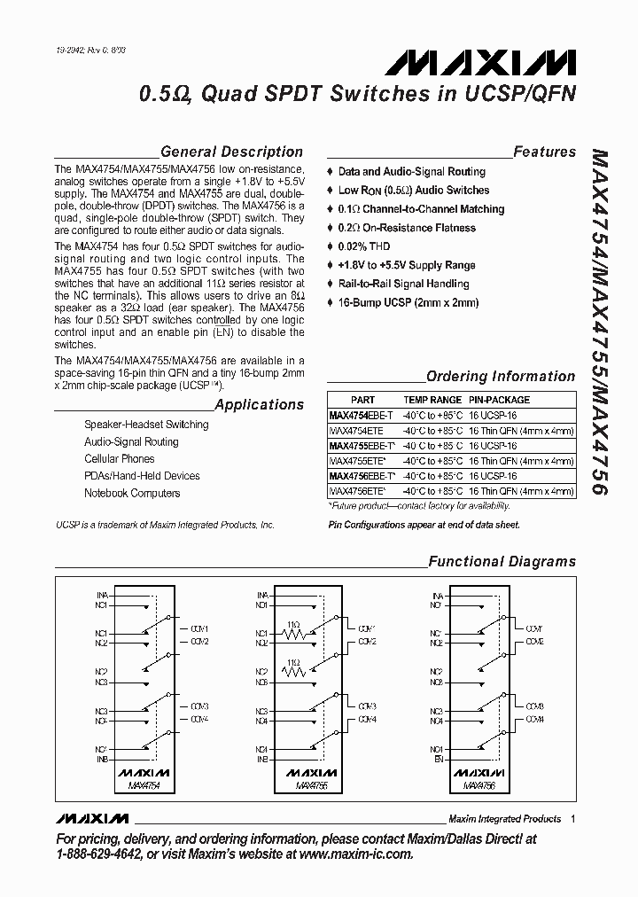 MAX4754_266413.PDF Datasheet