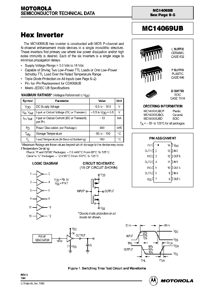 MC14069UBCL_30724.PDF Datasheet