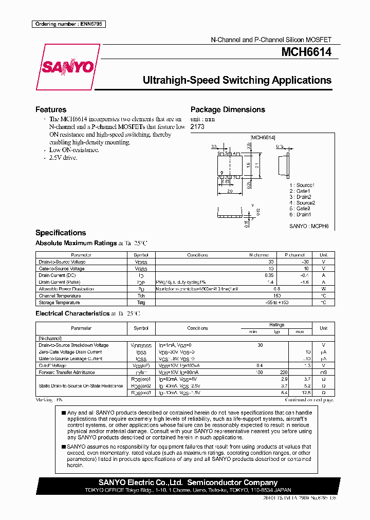 MCH6614_481151.PDF Datasheet