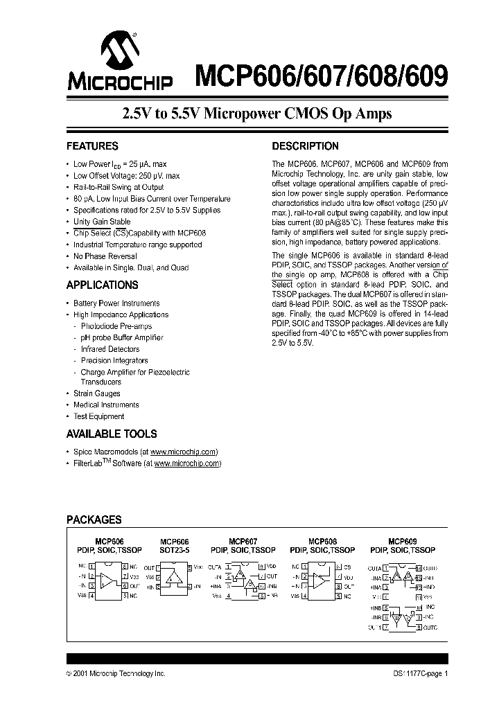 MCP607_449903.PDF Datasheet