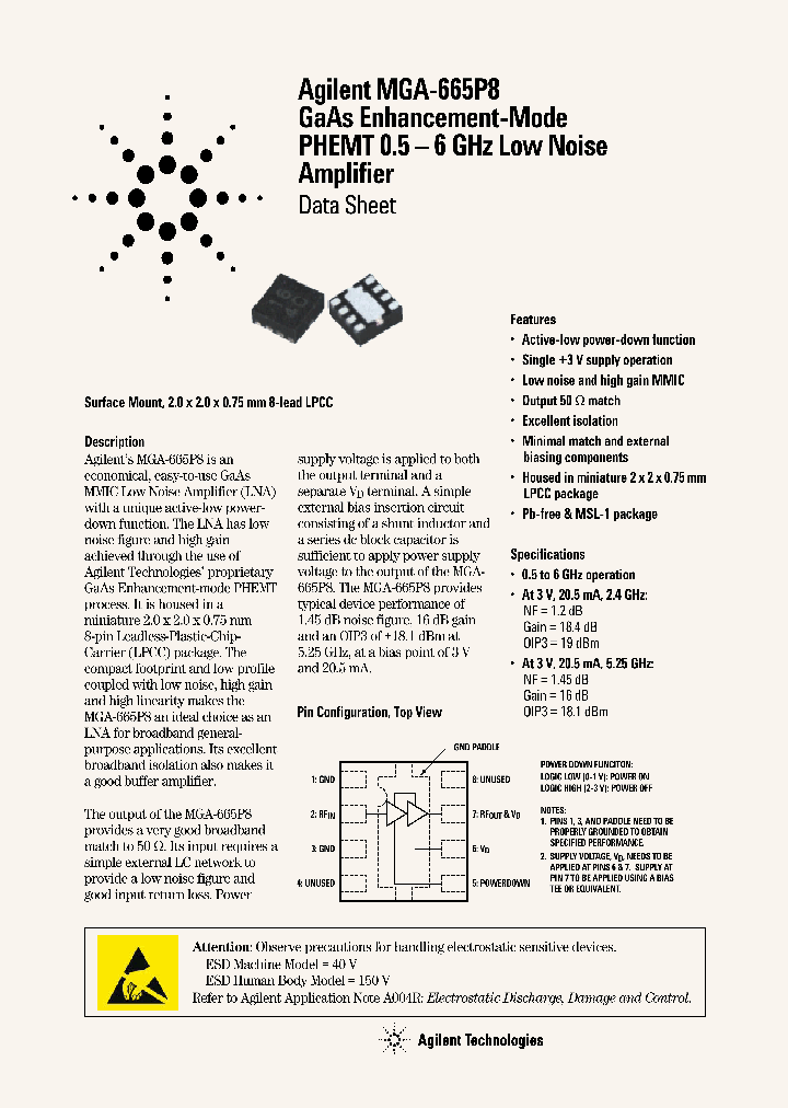 MGA-665P8-BLK_452841.PDF Datasheet