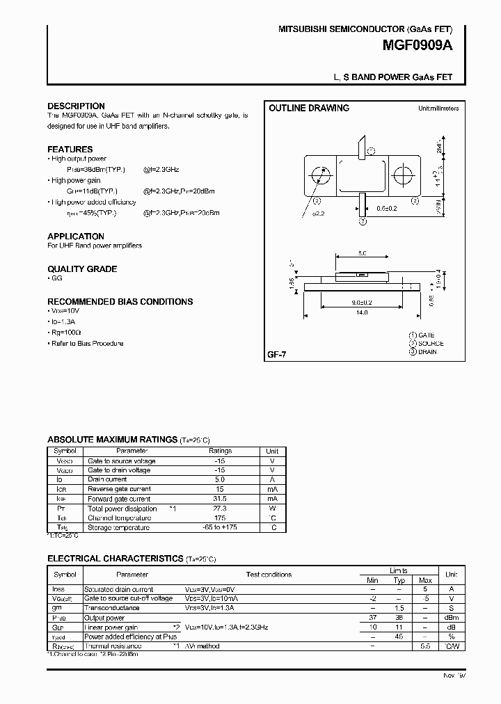 MGF0909A_185333.PDF Datasheet