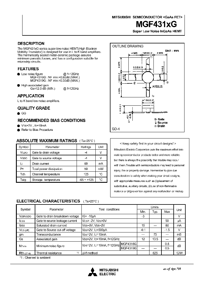 MGF4319_471045.PDF Datasheet