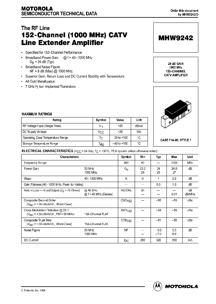 MHW9242_472469.PDF Datasheet