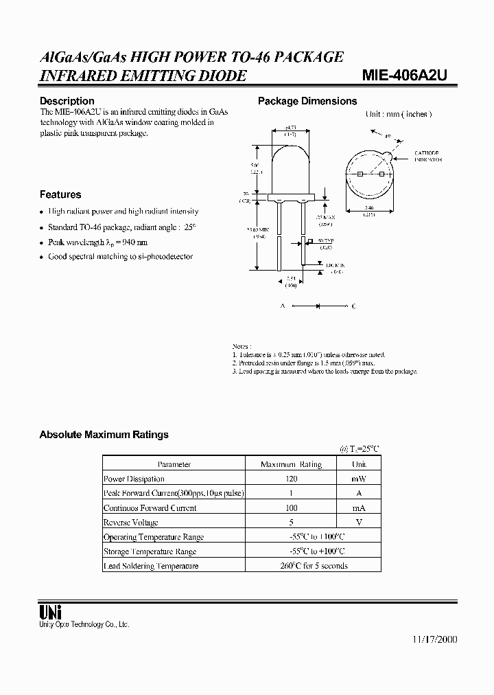 MIE-406A2U_473212.PDF Datasheet